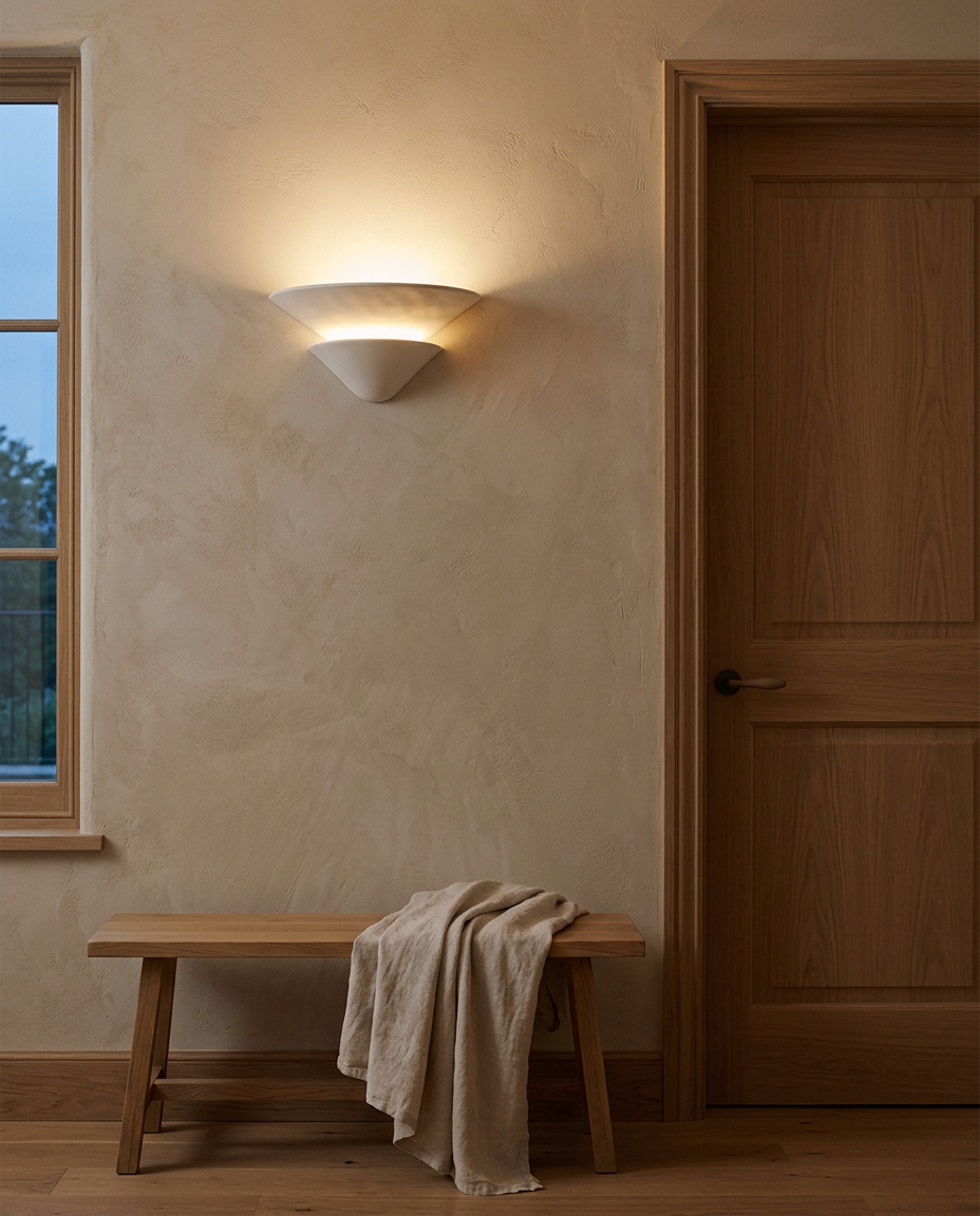 Gypsum Wall Sconce | Modern Minimalist Wall Light