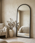 57x21 Shatter Resistant Wall Mirror | Modern Arched Full Length Mirror For Bedroom, Hallway and Living Room