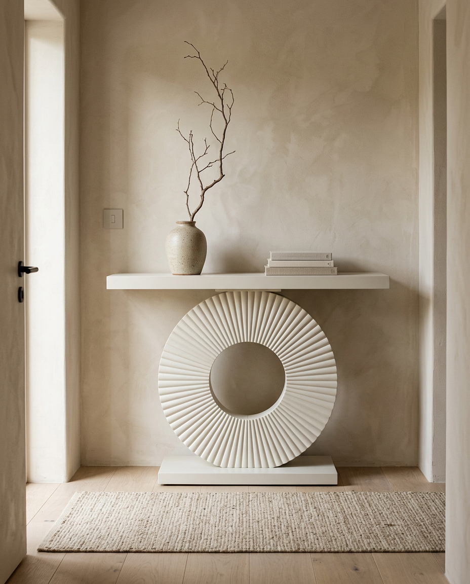 40in Solid Wood Accent Furniture | Modern Nordic Occasional Table For Living Room and Bedroom