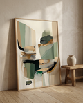 Ready to Hang Wall Art Print styled in a modern home interior